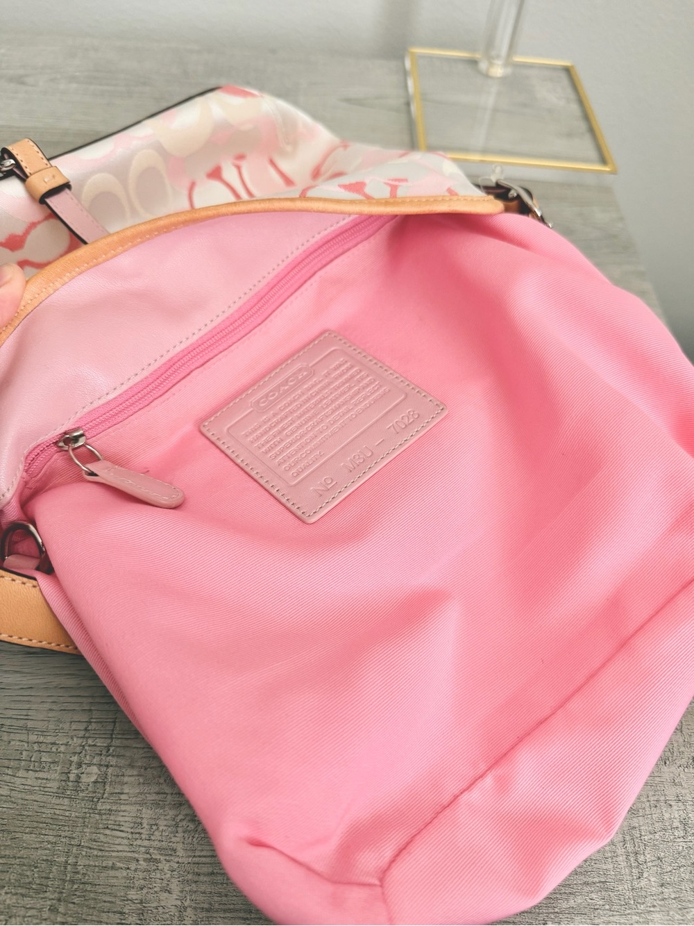 Coach Pink Purse Bag - Picture 9 of 10